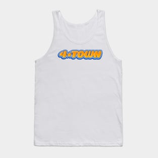 Four Town embroidery Tank Top